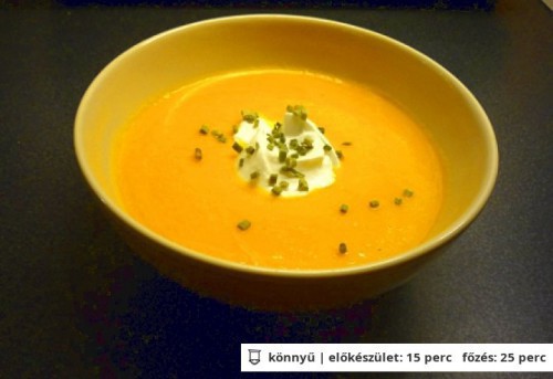 Gyömbéres sárgarépa leves Pimkie-től 
